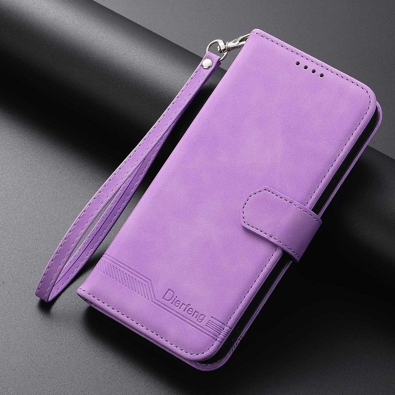 Leather Phone Case Flip Cover for Samsung Galaxy S26 Ultra S26 Plus S25 FE S25 Edge S24 Ultra S23 FE S22 S21 S20 Ultra PU Leather Phone Protection Shockproof Wallet Cover With Hand Strap
