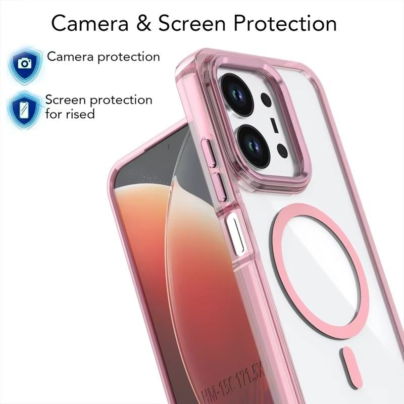 Phone Case for Xiaomi Redmi 15C Acrylic Hard Clear Case [Compatible with Magsafe ] Yellowing Resistant Magnetic Cover