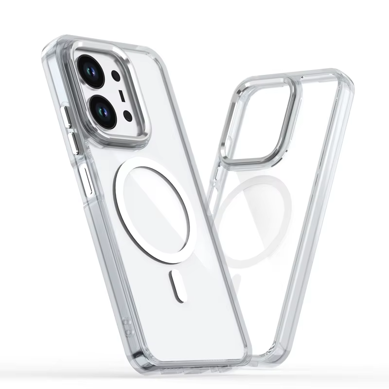 Phone Case for Xiaomi Redmi 15C Acrylic Hard Clear Case [Compatible with Magsafe ] Yellowing Resistant Magnetic Cover