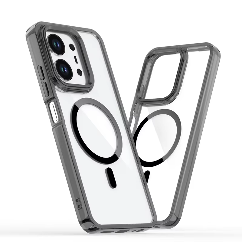 Phone Case for Xiaomi Redmi 15C Acrylic Hard Clear Case [Compatible with Magsafe ] Yellowing Resistant Magnetic Cover