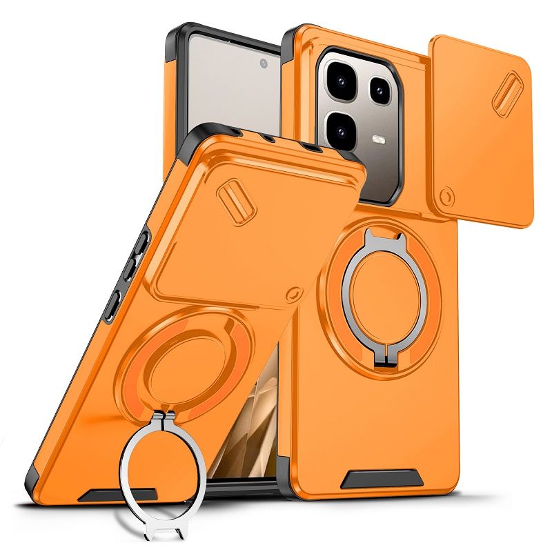 With Slide Camera Lens Protective Cover Case for Infinix Note 50 Pro 50 Pro+ Plus 40 Pro+ 40 Pro Magnetic Kickstand Luxury Phone Case