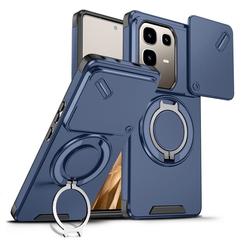 With Slide Camera Lens Protective Cover Case for Infinix Note 50 Pro 50 Pro+ Plus 40 Pro+ 40 Pro Magnetic Kickstand Luxury Phone Case