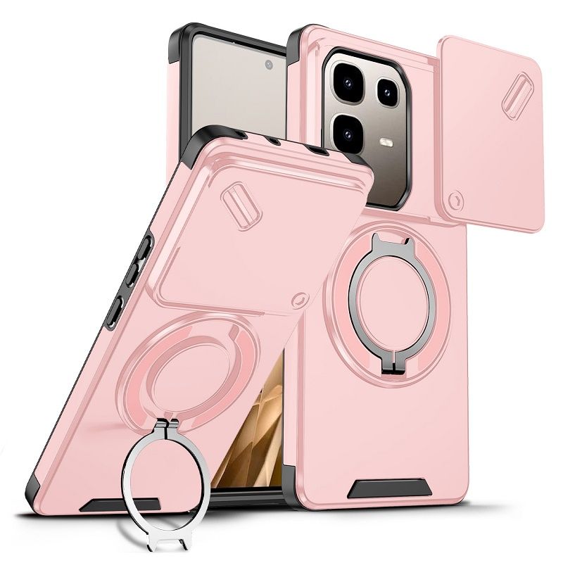 With Slide Camera Lens Protective Cover Case for Infinix Note 50 Pro 50 Pro+ Plus 40 Pro+ 40 Pro Magnetic Kickstand Luxury Phone Case