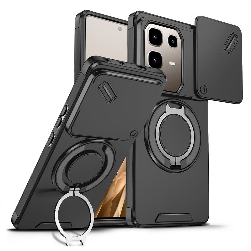 With Slide Camera Lens Protective Cover Case for Infinix Note 50 Pro 50 Pro+ Plus 40 Pro+ 40 Pro Magnetic Kickstand Luxury Phone Case