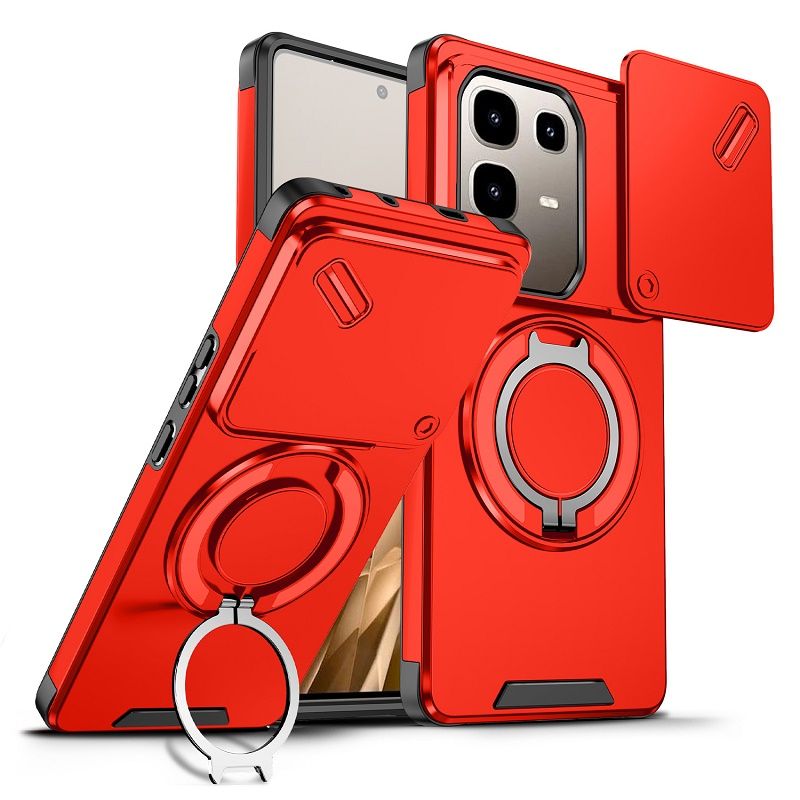 With Slide Camera Lens Protective Cover Case for Infinix Note 50 Pro 50 Pro+ Plus 40 Pro+ 40 Pro Magnetic Kickstand Luxury Phone Case