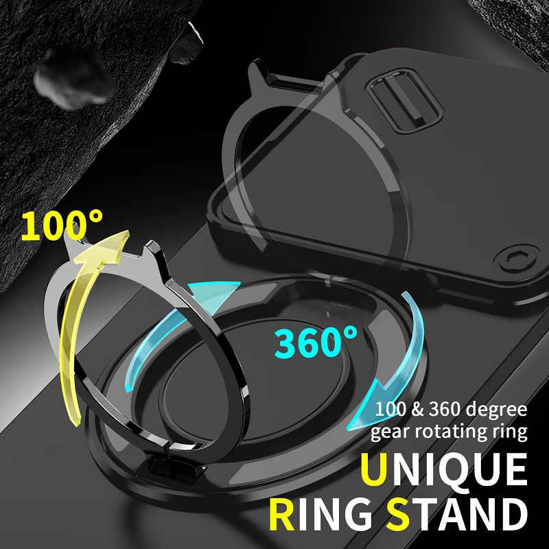 With Slide Camera Lens Protective Cover Case for Infinix Note 50 Pro 50 Pro+ Plus 40 Pro+ 40 Pro Magnetic Kickstand Luxury Phone Case