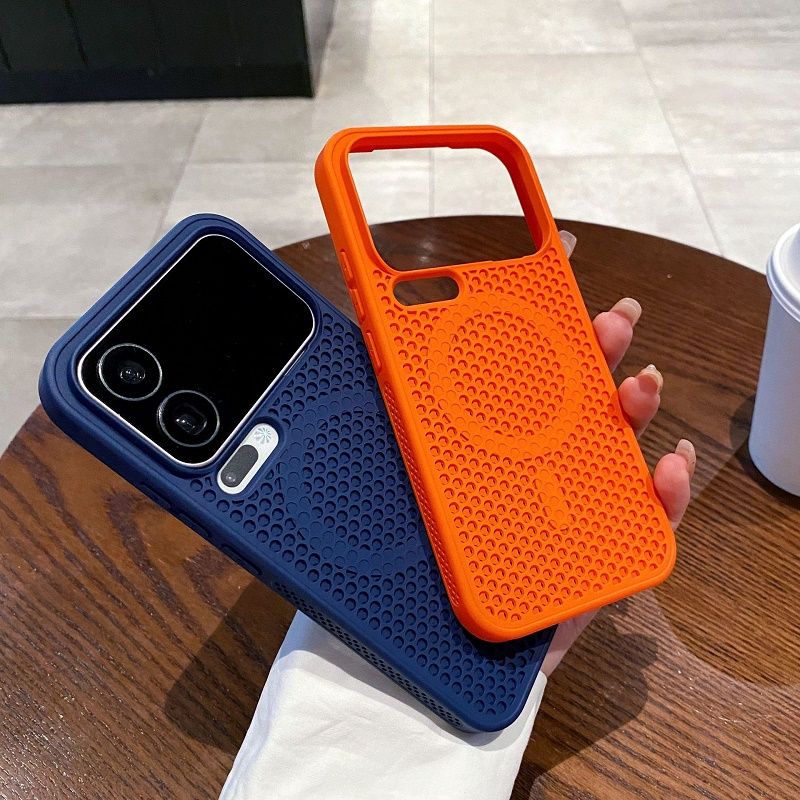 Magnetic Heat Dissipation Breathable Back Case for Xiaomi 17 Pro Max / 17 Pro 17 15 14 Pro 13T Pro Cooling Wireless Charge Cover