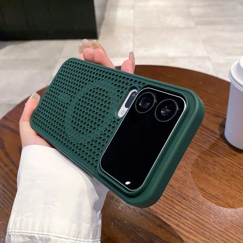 Magnetic Heat Dissipation Breathable Back Case for Xiaomi 17 Pro Max / 17 Pro 17 15 14 Pro 13T Pro Cooling Wireless Charge Cover