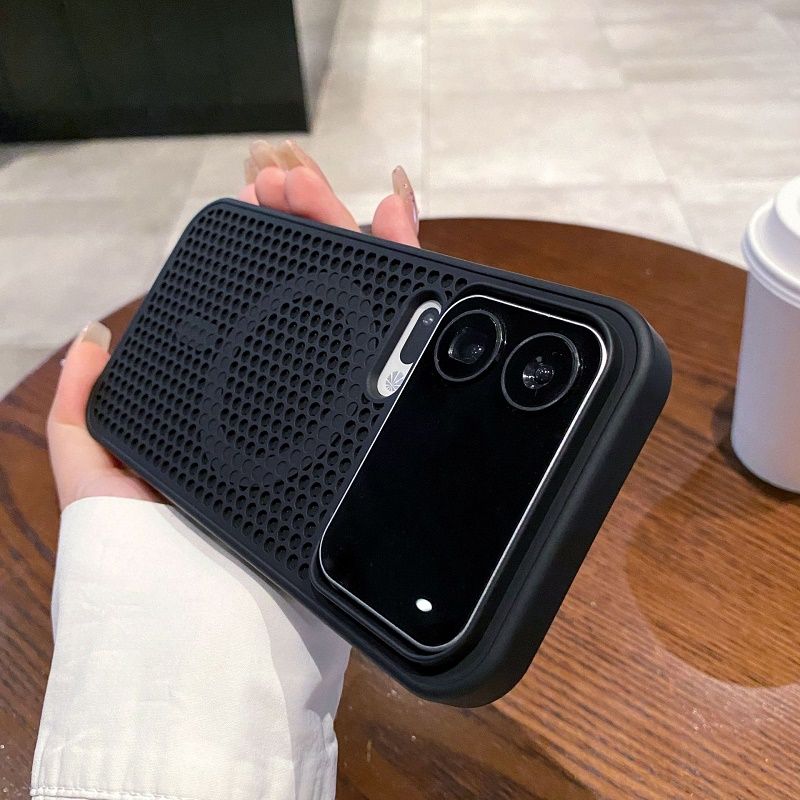 Magnetic Heat Dissipation Breathable Back Case for Xiaomi 17 Pro Max / 17 Pro 17 15 14 Pro 13T Pro Cooling Wireless Charge Cover