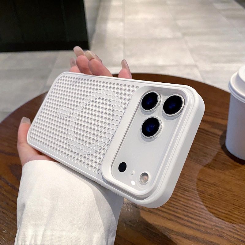 Magnetic Heat Dissipation Breathable Back Case for iPhone 17 Pro 17 Pro Max 17 Air 16 15 Plus 14 Plus 13 12 Pro Max Cooling Wireless Charge Cover