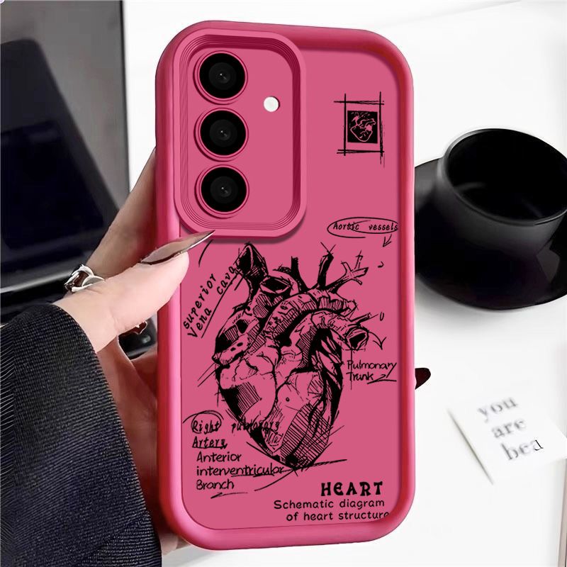 Phone Case for Samsung Galaxy S26 S25 Ultra S25 FE S25 Edge S24 S23 FE S22 S21 Plus A17 A56 A36 A26 A16 A06 A55 A35 A25 A15 A05s A05 A54 A34 A14 Silicone Anti Drop TPU Soft Back Cover
