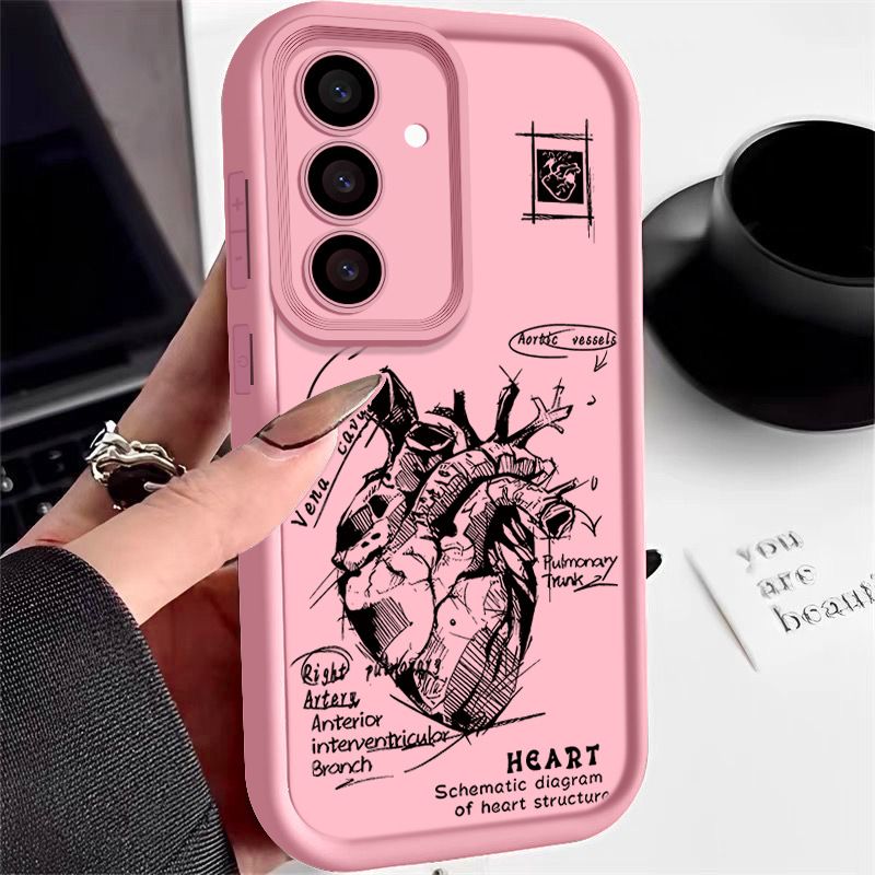 Phone Case for Samsung Galaxy S26 S25 Ultra S25 FE S25 Edge S24 S23 FE S22 S21 Plus A17 A56 A36 A26 A16 A06 A55 A35 A25 A15 A05s A05 A54 A34 A14 Silicone Anti Drop TPU Soft Back Cover