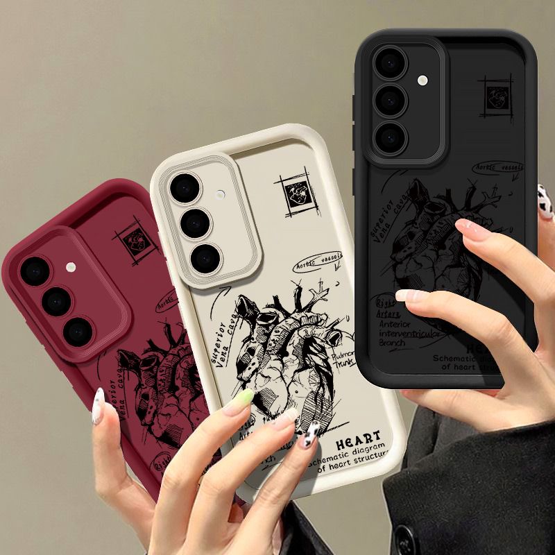 Phone Case for Samsung Galaxy S26 S25 Ultra S25 FE S25 Edge S24 S23 FE S22 S21 Plus A17 A56 A36 A26 A16 A06 A55 A35 A25 A15 A05s A05 A54 A34 A14 Silicone Anti Drop TPU Soft Back Cover