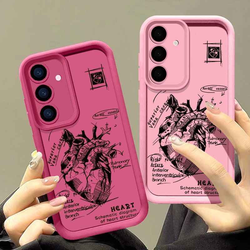 Phone Case for Samsung Galaxy S26 S25 Ultra S25 FE S25 Edge S24 S23 FE S22 S21 Plus A17 A56 A36 A26 A16 A06 A55 A35 A25 A15 A05s A05 A54 A34 A14 Silicone Anti Drop TPU Soft Back Cover