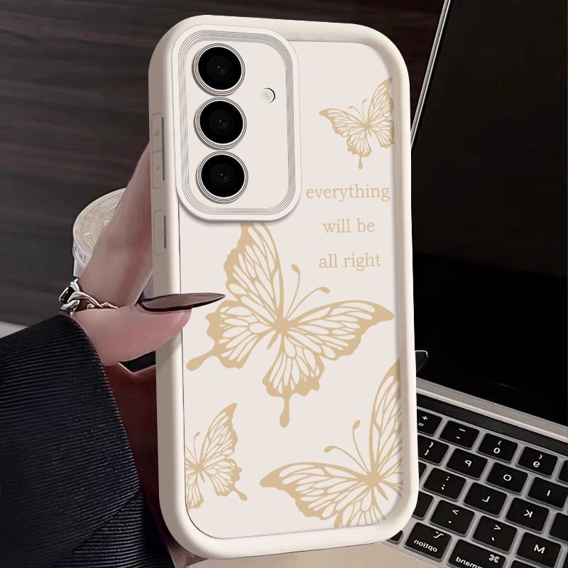 Phone Case for Samsung Galaxy A17 A56 A36 A26 A16 A06 A55 A35 A25 A15 A05s A05 A54 A34 A14 S25 Ultra S25 FE S25 Edge S24 S23 FE S22 S21 Plus Silicone Anti Drop TPU Soft Back Cover