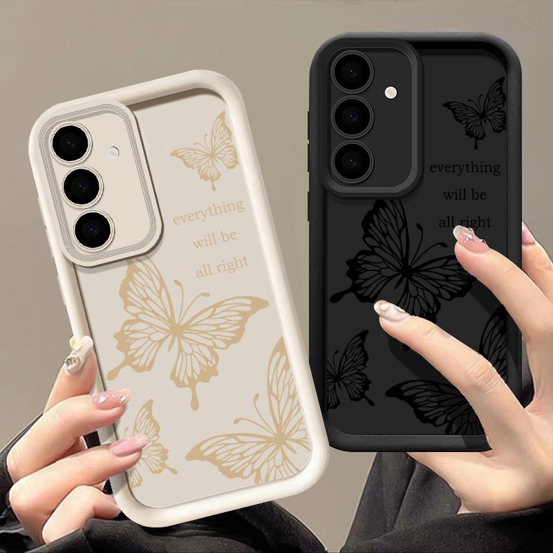 Phone Case for Samsung Galaxy A17 A56 A36 A26 A16 A06 A55 A35 A25 A15 A05s A05 A54 A34 A14 S25 Ultra S25 FE S25 Edge S24 S23 FE S22 S21 Plus Silicone Anti Drop TPU Soft Back Cover