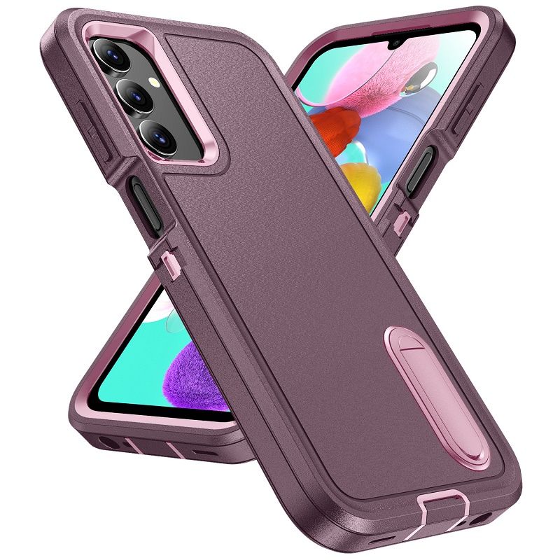 Heavy Duty Stand Defender Armor Phone Case for Samsung Galaxy A17 A56 A36 A26 A16 A06 A15 A54 A14 Anti-shock Holder Rugged Case Back Cover Case