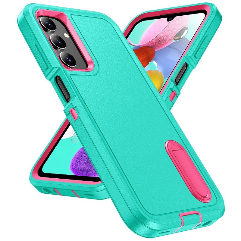 Heavy Duty Stand Defender Armor Phone Case for Samsung Galaxy A17 A56 A36 A26 A16 A06 A15 A54 A14 Anti-shock Holder Rugged Case Back Cover Case