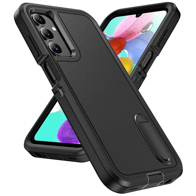 Heavy Duty Stand Defender Armor Phone Case for Samsung Galaxy A17 A56 A36 A26 A16 A06 A15 A54 A14 Anti-shock Holder Rugged Case Back Cover Case