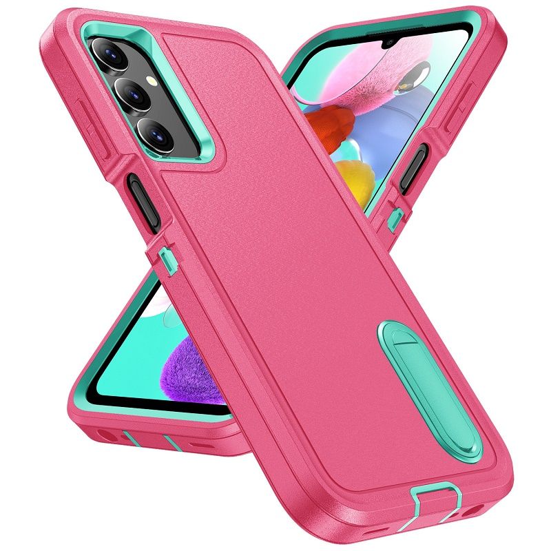 Heavy Duty Stand Defender Armor Phone Case for Samsung Galaxy A17 A56 A36 A26 A16 A06 A15 A54 A14 Anti-shock Holder Rugged Case Back Cover Case