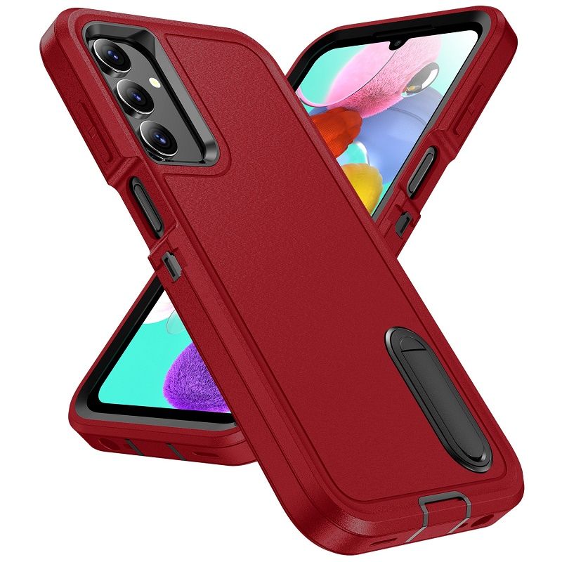 Heavy Duty Stand Defender Armor Phone Case for Samsung Galaxy A17 A56 A36 A26 A16 A06 A15 A54 A14 Anti-shock Holder Rugged Case Back Cover Case