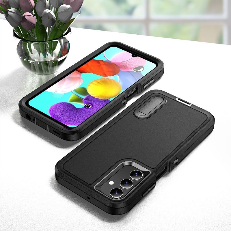 Heavy Duty Stand Defender Armor Phone Case for Samsung Galaxy A17 A56 A36 A26 A16 A06 A15 A54 A14 Anti-shock Holder Rugged Case Back Cover Case