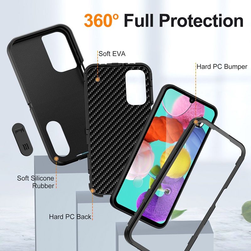 Heavy Duty Stand Defender Armor Phone Case for Samsung Galaxy A17 A56 A36 A26 A16 A06 A15 A54 A14 Anti-shock Holder Rugged Case Back Cover Case