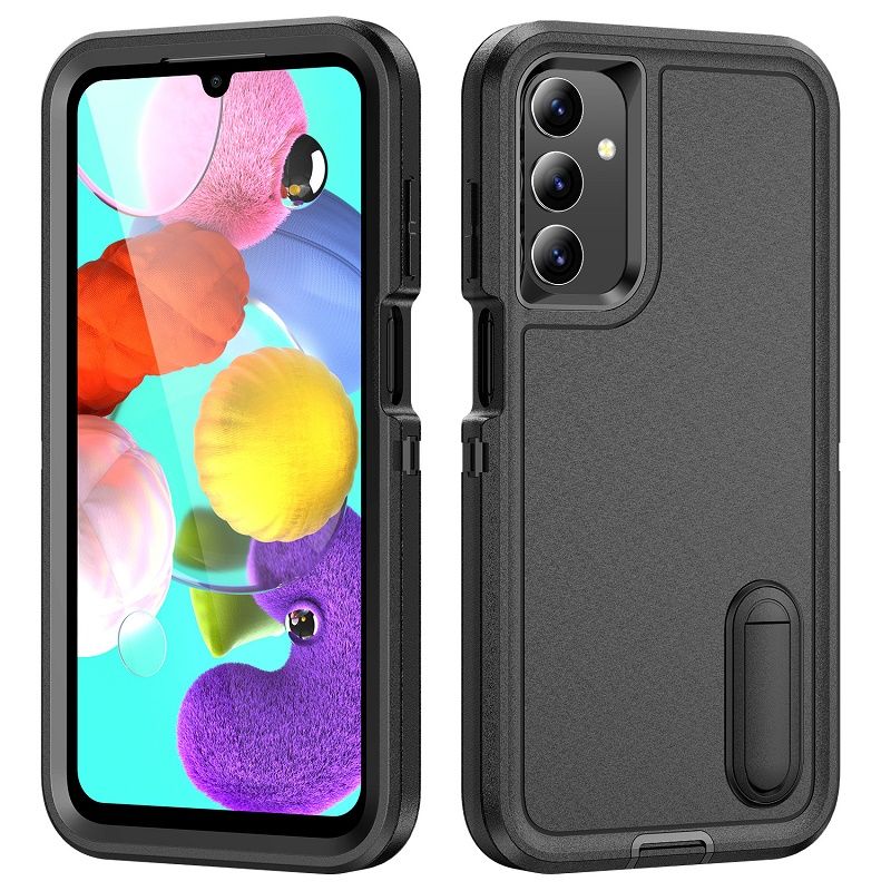 Heavy Duty Stand Defender Armor Phone Case for Samsung Galaxy A17 A56 A36 A26 A16 A06 A15 A54 A14 Anti-shock Holder Rugged Case Back Cover Case