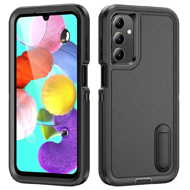 Heavy Duty Stand Defender Armor Phone Case for Samsung Galaxy A17 A56 A36 A26 A16 A06 A15 A54 A14 Anti-shock Holder Rugged Case Back Cover Case