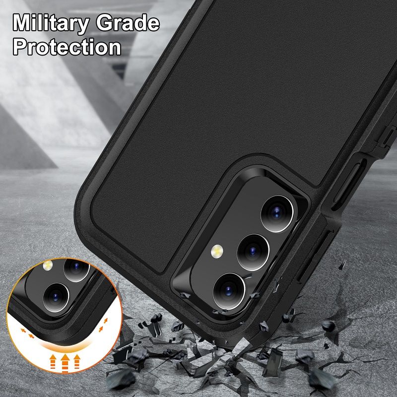 Heavy Duty Stand Defender Armor Phone Case for Samsung Galaxy A17 A56 A36 A26 A16 A06 A15 A54 A14 Anti-shock Holder Rugged Case Back Cover Case
