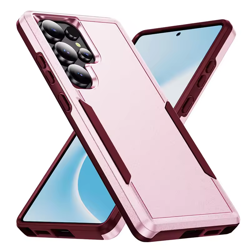 Heavy Duty Armor Case for Samsung Galaxy S26 Ultra S26 Plus S25 FE S25 Edge S24 FE S23 Plus S22 S21 Ultra Military-Grade Drop Protection Shockproof Protective Phone Case