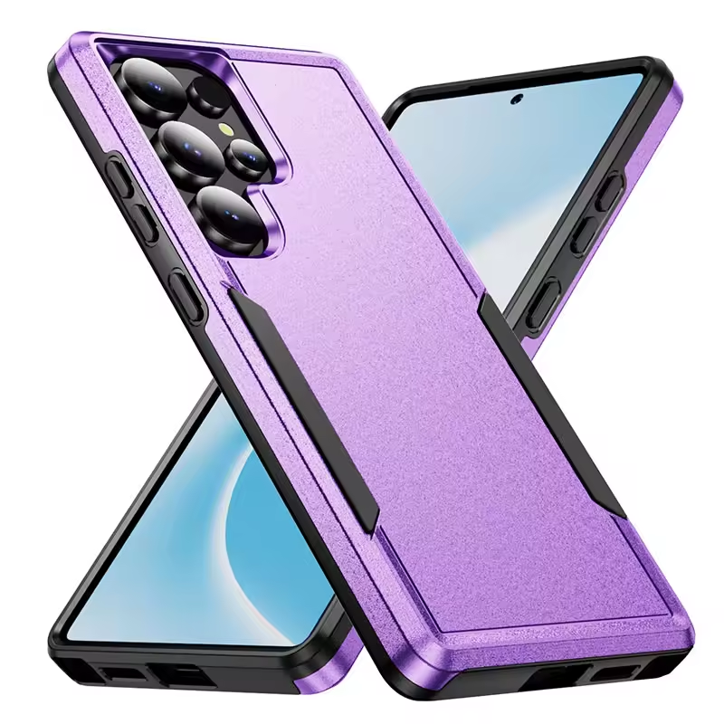 Heavy Duty Armor Case for Samsung Galaxy S26 Ultra S26 Plus S25 FE S25 Edge S24 FE S23 Plus S22 S21 Ultra Military-Grade Drop Protection Shockproof Protective Phone Case