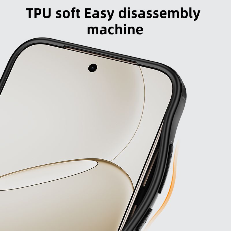 Cover Case for OnePlus 15 15T 13T Shockproof Matte Clear Soft TPU Hard PC Phone Case with Magnetic Back Cover Cases