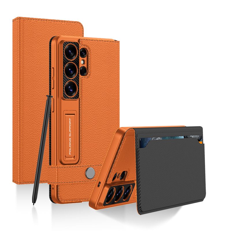 Leather PC Flip Wallet Multifunction Card Slot Wallet Phone Leather Case for Samsung Galaxy S26 Ultra Phone Cover