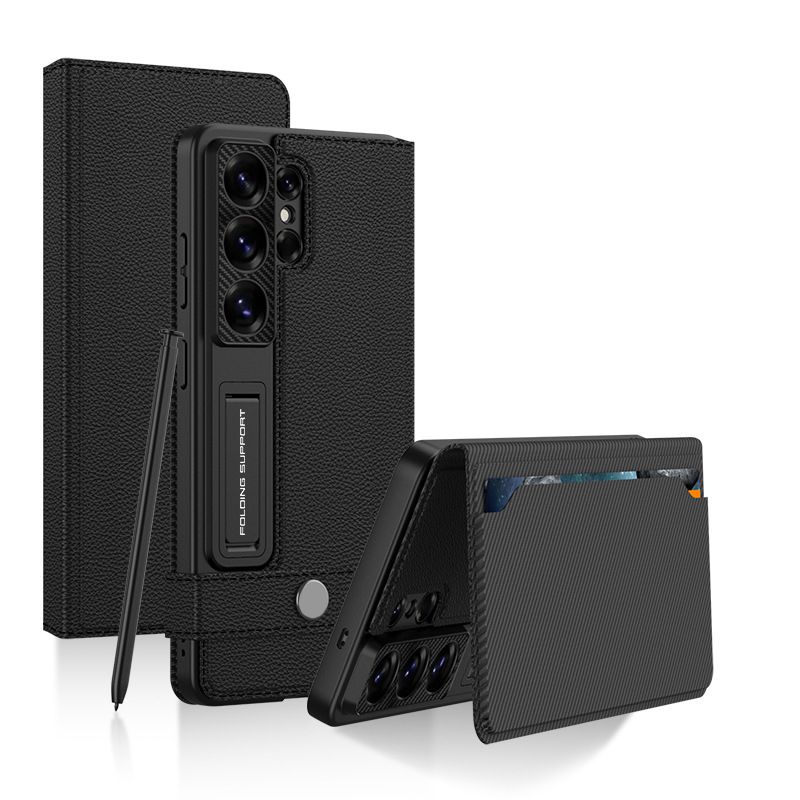 Leather PC Flip Wallet Multifunction Card Slot Wallet Phone Leather Case for Samsung Galaxy S26 Ultra Phone Cover