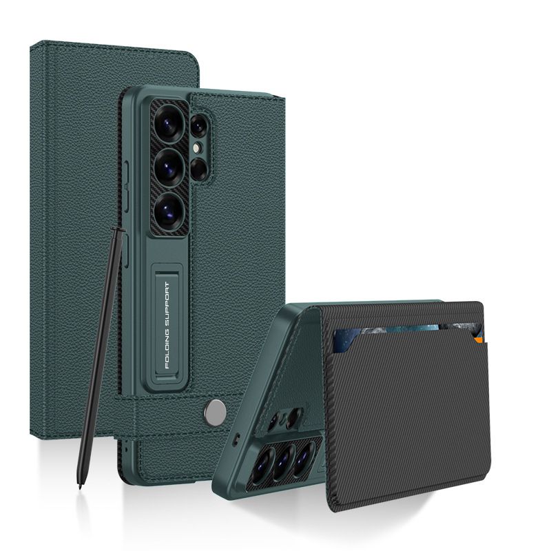 Leather PC Flip Wallet Multifunction Card Slot Wallet Phone Leather Case for Samsung Galaxy S26 Ultra Phone Cover