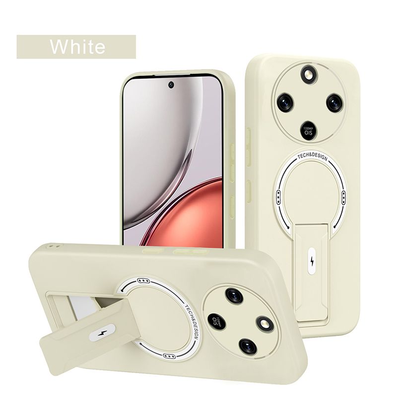 Phone Case for Honor X9D X9C X9B X9A X9C Smart X7D X6C 400 Lite 400 Pro X70 X60 X50 Pro Magic 7 6 5 Lite Luxury Anti-Drop Stand Case TPU Phone Grip Wireless Charging Skin-Friendly Mobile Phone Cover