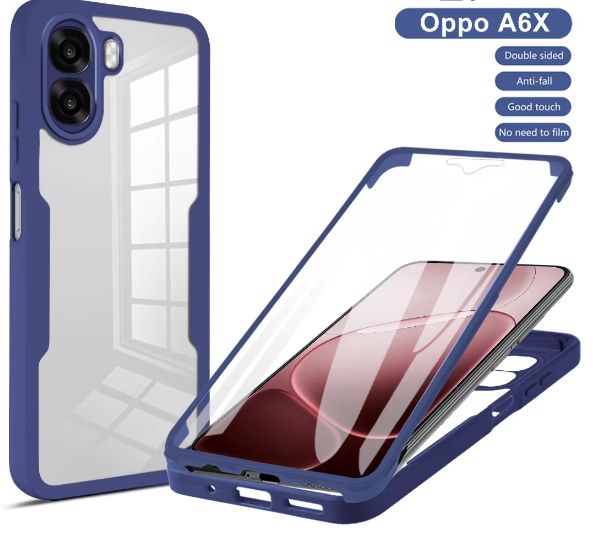 360 Full Body Screen Protector Transparent Case for OPPO A6x (Note: select the model) OPPO A6 Pro Shockproof Phone Cover