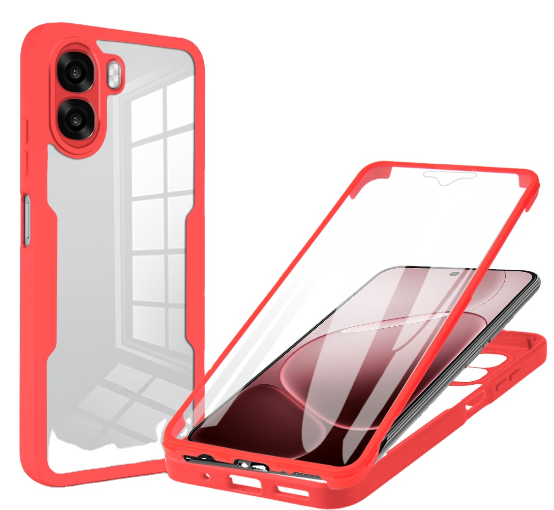 360 Full Body Screen Protector Transparent Case for OPPO A6x (Note: select the model) OPPO A6 Pro Shockproof Phone Cover