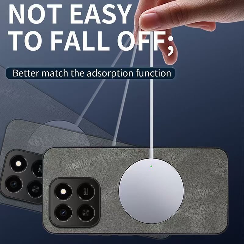 Luxury Business Phone Case for Honor X7D 6.77" inch,Honor 400 Smart 6.77" inch Magnetic Sheepskin Leather All-inclusive Back Cover