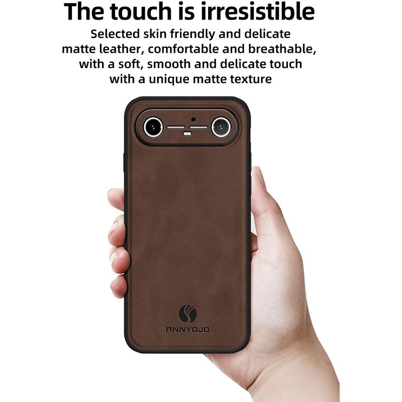 Luxury Business Phone Case for Tecno Spark Slim 4G Magnetic Sheepskin Leather Back Cover