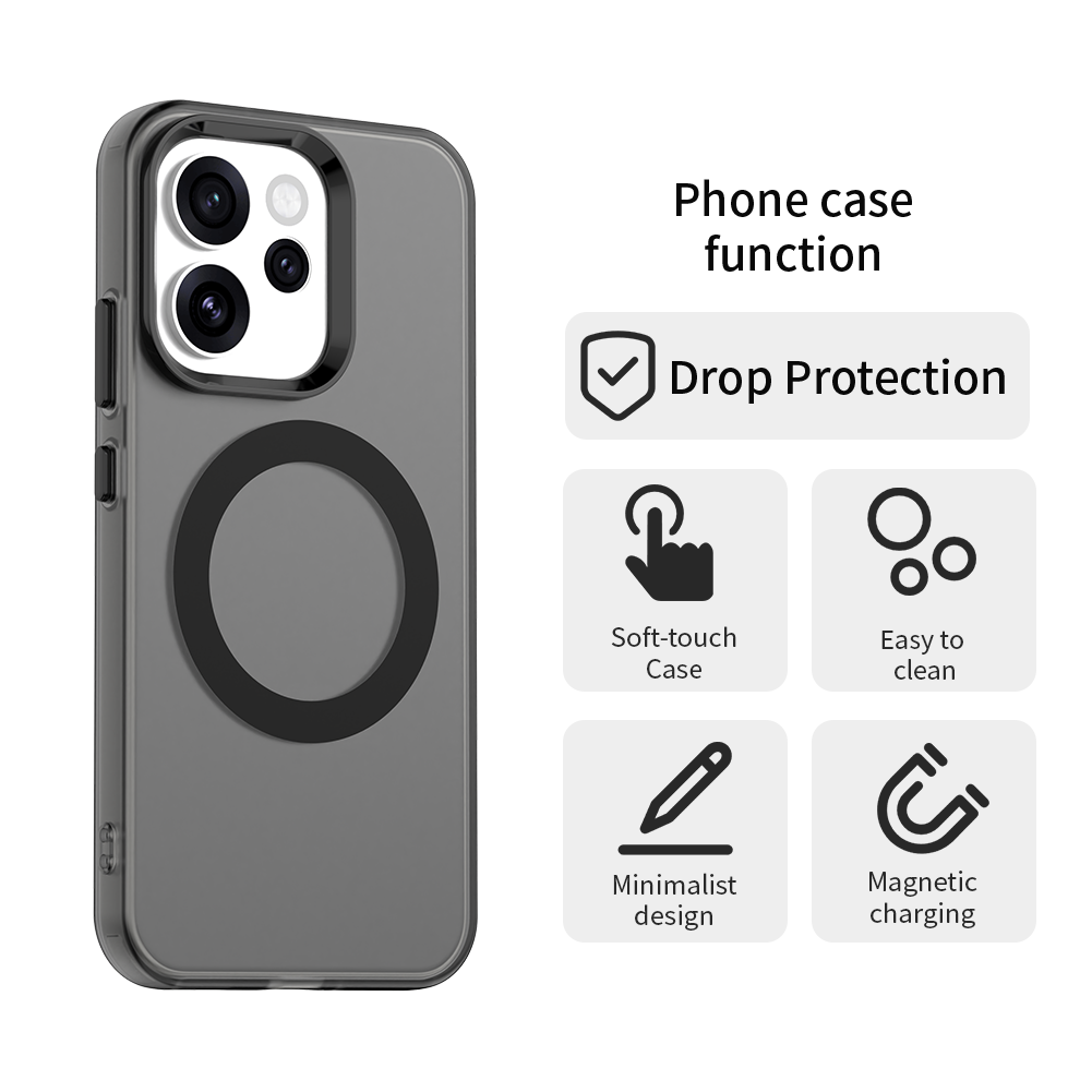 Phone Case for OPPO Reno 15 Pro, 15 Pro Max, Compatible with Magsafe,Shockproof Magnetic Case Cover