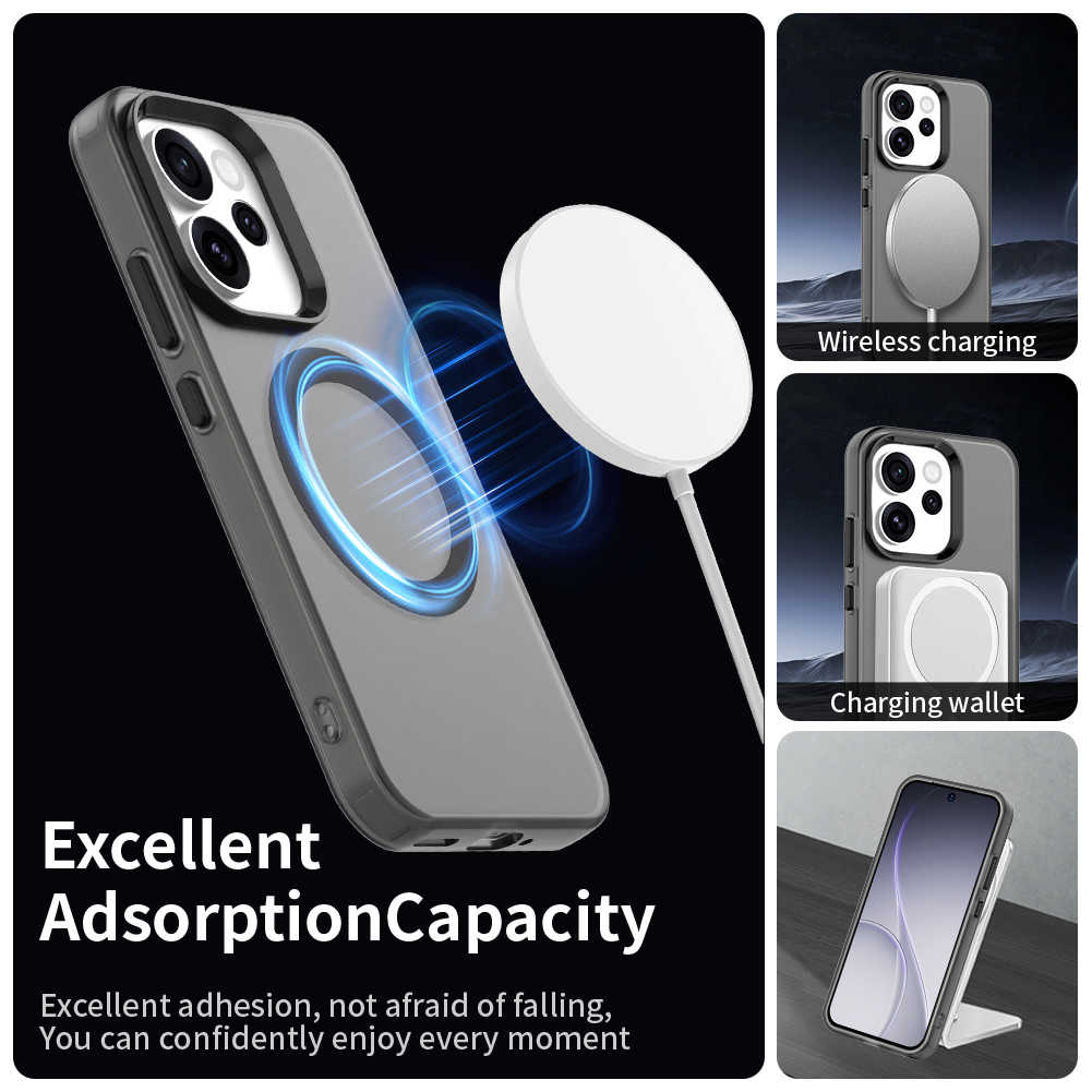 Phone Case for OPPO Reno 15 Pro, 15 Pro Max, Compatible with Magsafe,Shockproof Magnetic Case Cover