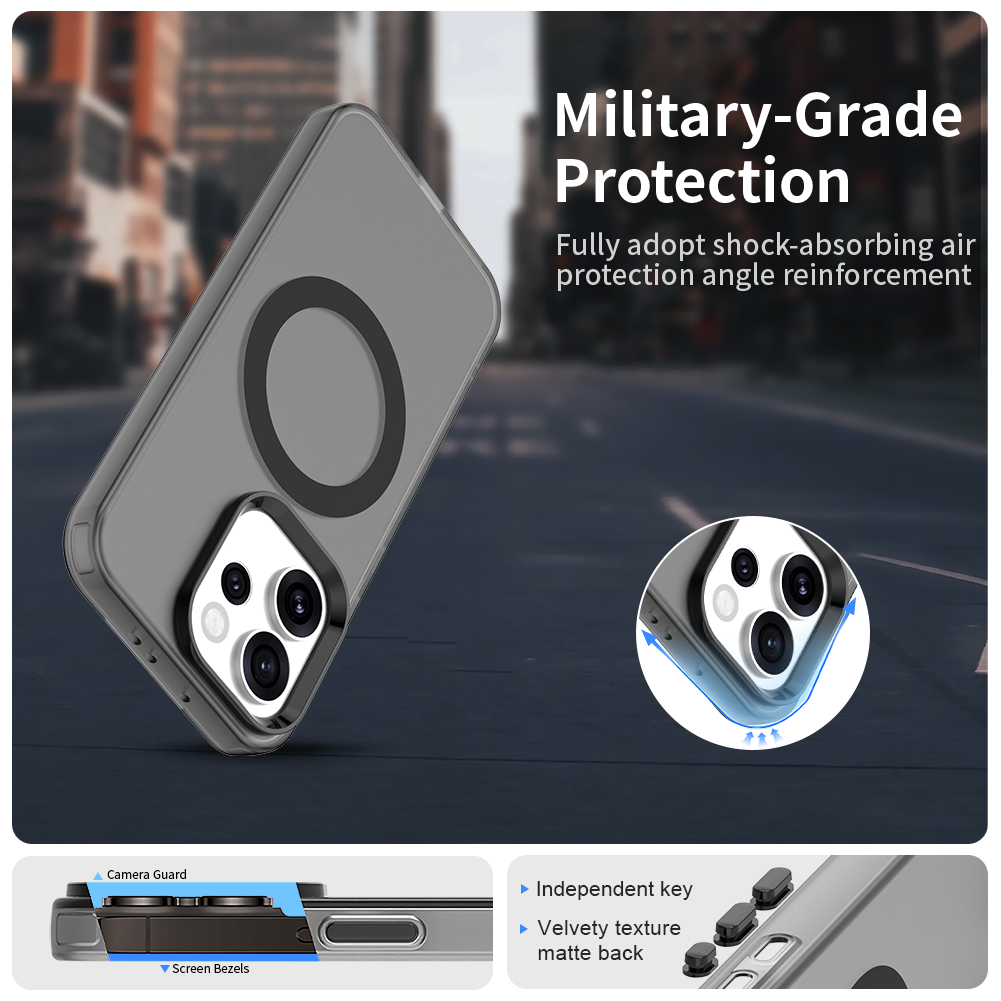 Phone Case for OPPO Reno 15 Pro, 15 Pro Max, Compatible with Magsafe,Shockproof Magnetic Case Cover