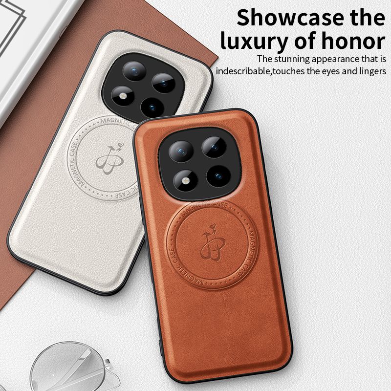 Magnetic Leather Phone Case for Xiaomi Redmi Note 15 Pro 15 14 Pro Plus 14 Pro 14 13 Pro+ Plus PU Leather Back Cover