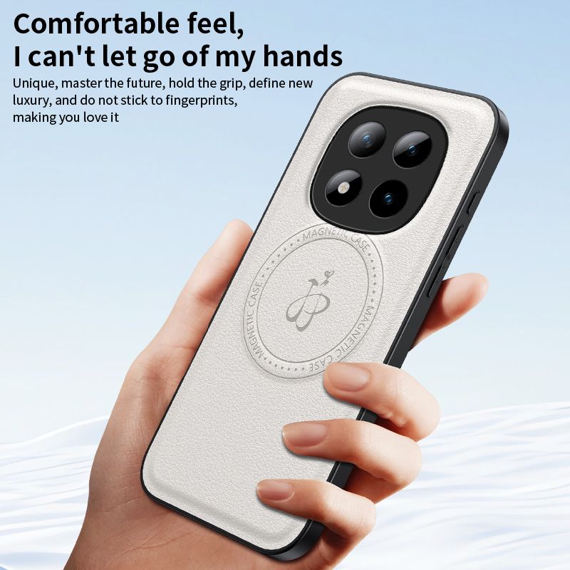 Magnetic Leather Phone Case for Xiaomi Redmi Note 15 Pro 15 14 Pro Plus 14 Pro 14 13 Pro+ Plus PU Leather Back Cover