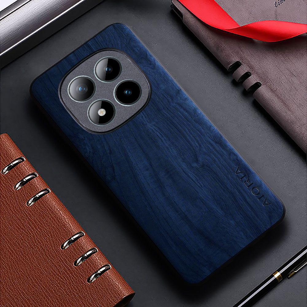 Vintage WoodLike Leather Phone Case for Xiaomi Redmi Note 15 Pro Plus 15 Pro 15 14s 13 Pro Soft TPU Around The Edge Hard PC At The Back 3in1 material