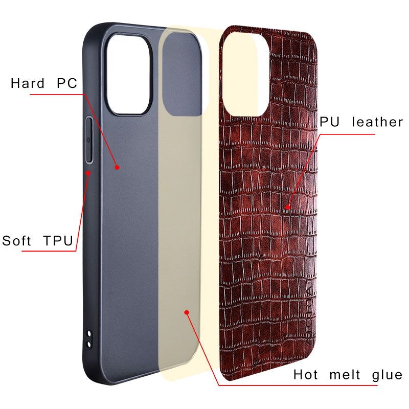 Leather Back Cover for OPPO Reno 15 Pro Max 15F 15 Pro 14F 14 13F 12F 12 13 11F 11 10 Pro Fashion Crocodile Leather Anti Drop And Anti Slip Phone Case