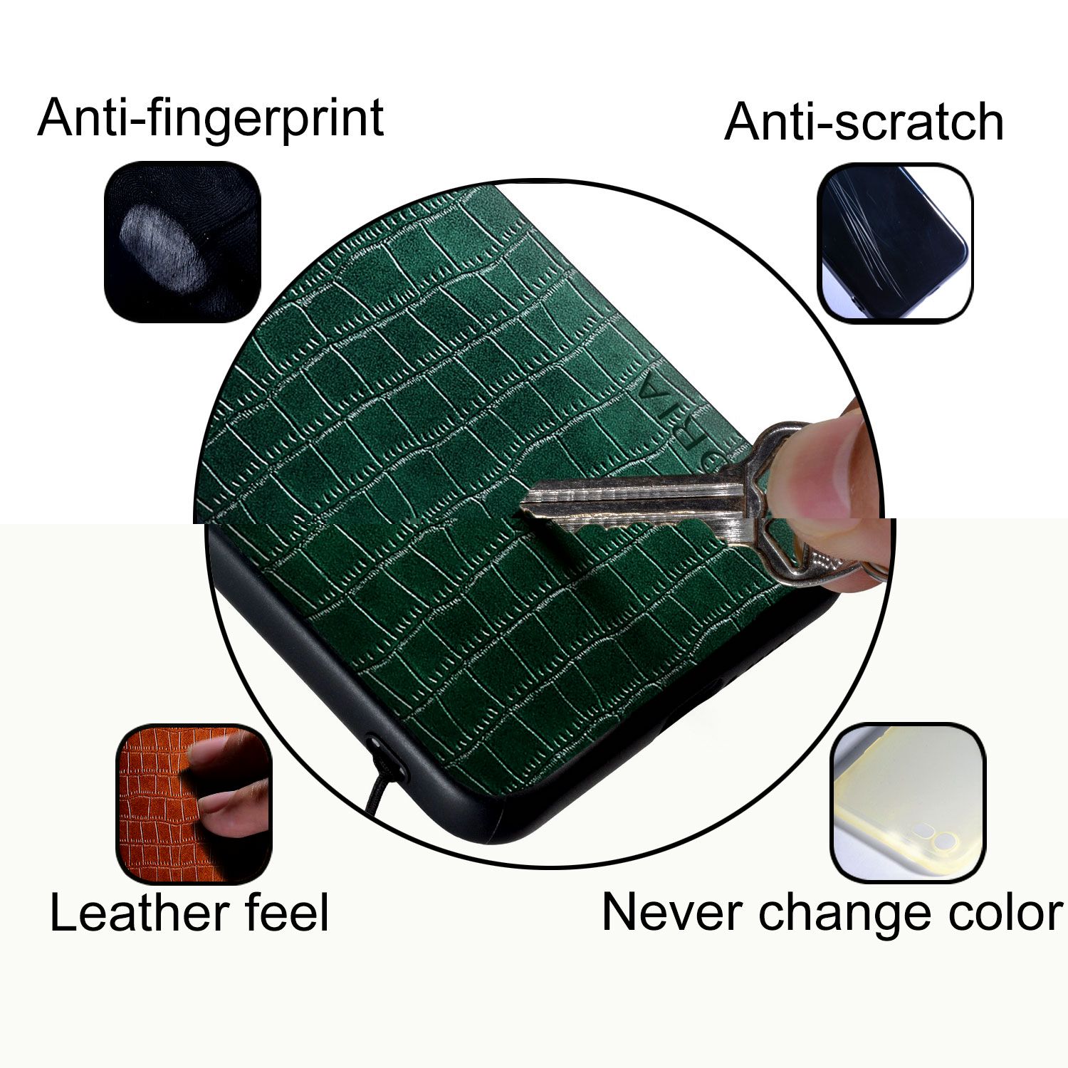 Leather Back Cover for Xiaomi Redmi Note 15 Pro Plus 14 Pro 14s 13 Pro Plus Fashion Crocodile Leather Anti Drop And Anti Slip Phone Case