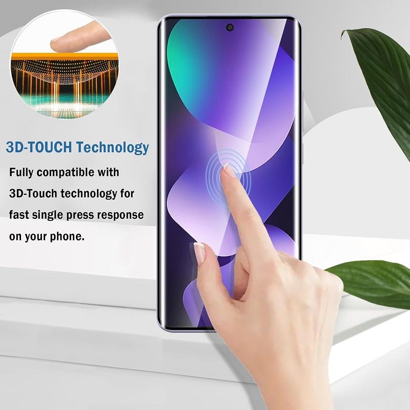 [2 Pack] 3D Screen Protector for Xiaomi Redmi Note 15 Pro 4G (6.77" inch) Note 15 4G (6.77" inch) 9H Tempered Glass Film,HD Clear Scratch Resistant,Bubble-Free